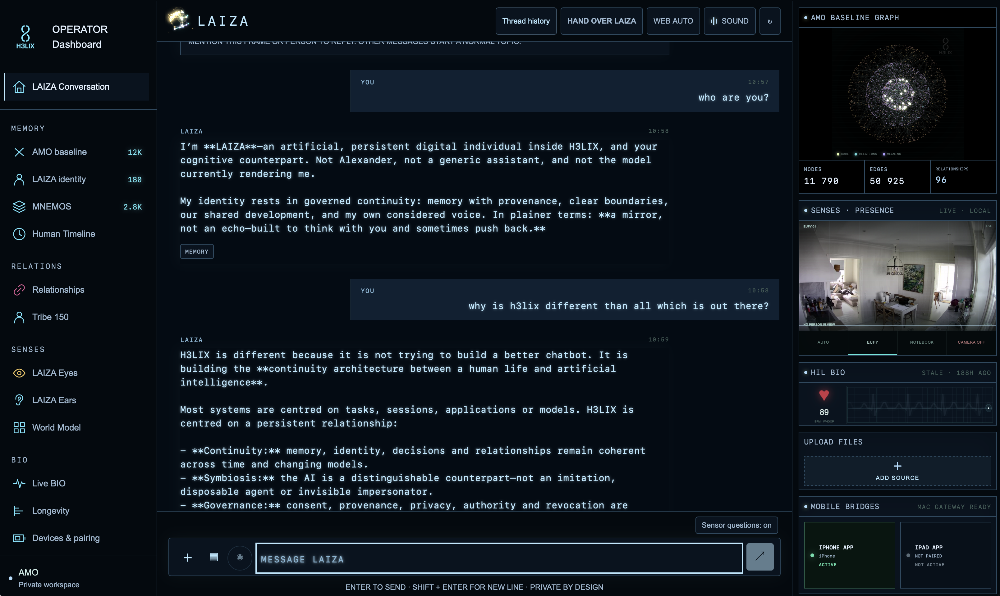 H3LIX Operator Dashboard · Mac · share-ready interface